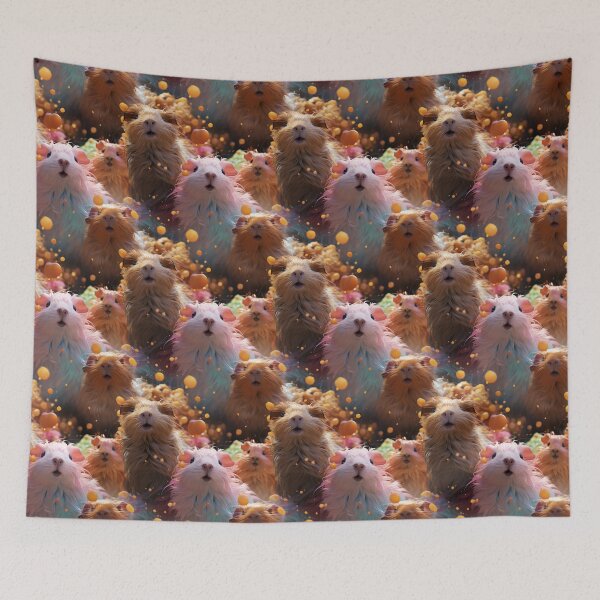 Item preview, Exclusive Artwork Cute Realistic Playful Guinea Pigs Gift Ideas P108-1 designed and sold by MPCFICTION.