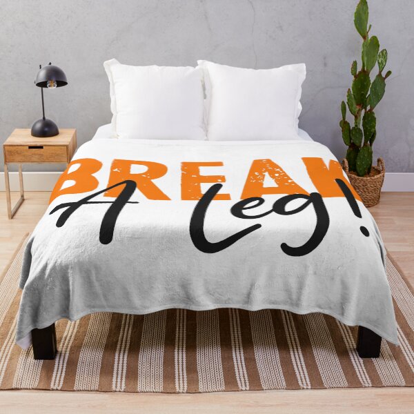 Item preview, Break a leg for theatre enthusiastic and acting lover designed and sold by The Knick Knack Nook.