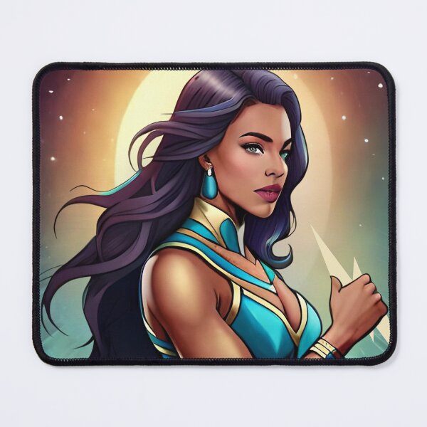 Item preview, Superhero Woman Lightning Bolt Inspirational Heroine Animation Comic designed and sold by Melan Designs.