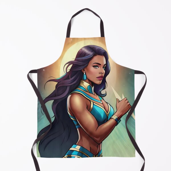 Item preview, Superhero Woman Lightning Bolt Inspirational Heroine Animation Comic designed and sold by Melan Designs.