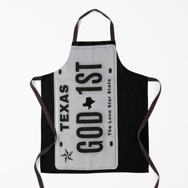 Item preview, GOD First Texas vanity plate SW designed and sold by GFamilyC.