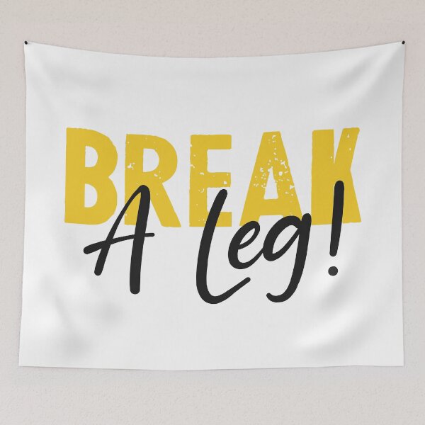 Item preview, Break a leg for good luck desires designed and sold by The  Knick Knack Nook.