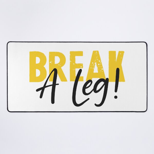 Item preview, Break a leg for good luck desires designed and sold by The Knick Knack Nook.