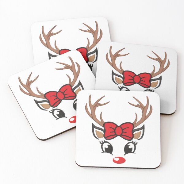 Item preview, Cute Christmas Reindeer Face designed and sold by BuxomBabe21.
