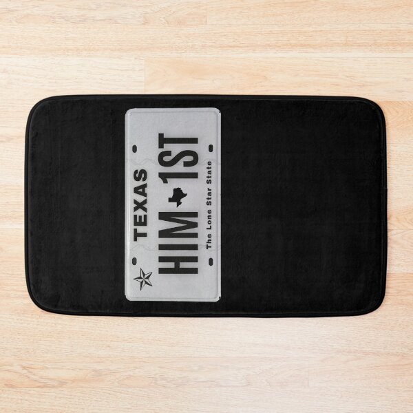 Item preview, HIM First Texas vanity plate SW designed and sold by GFamilyC.