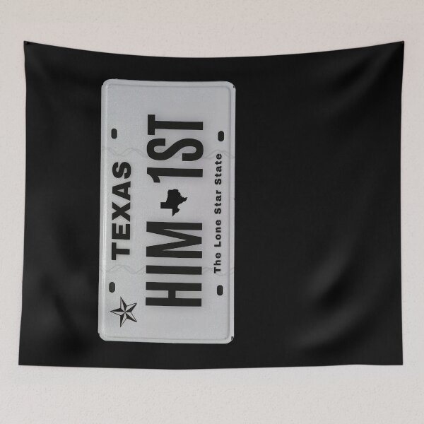 Item preview, HIM First Texas vanity plate SW designed and sold by GFamilyC.
