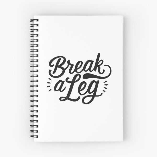 Item preview,  break a leg for acting lover designed and sold by The  Knick Knack Nook.