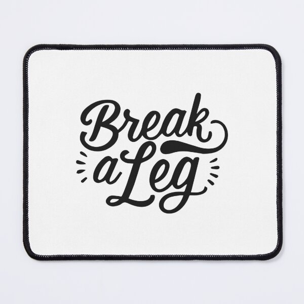 Item preview,  break a leg for acting lover designed and sold by The  Knick Knack Nook.