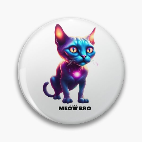 Item preview, Cool Space Cat with Good Vibes, Neow designed and sold by xDavidELG.