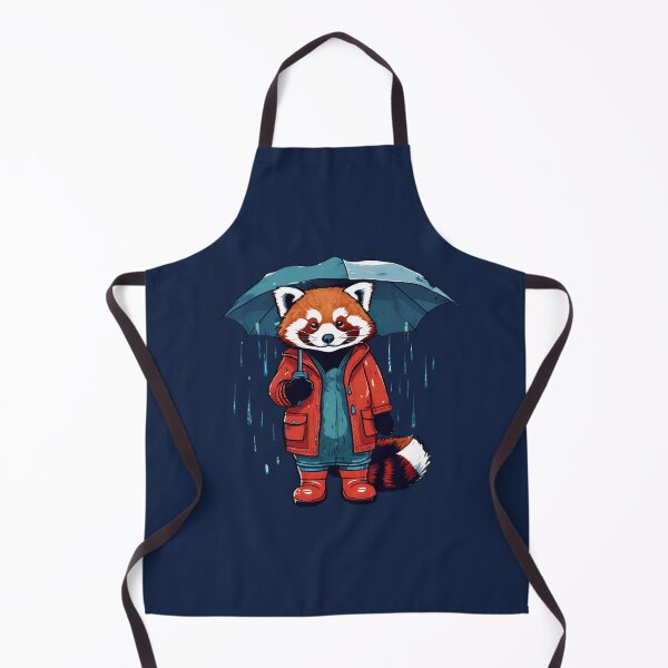 Item preview, Rainy Day Red Panda designed and sold by cozyvintage.