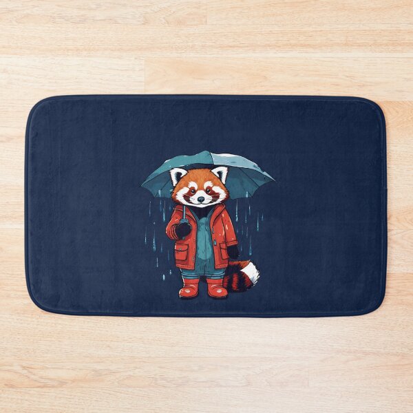 Item preview, Rainy Day Red Panda designed and sold by cozyvintage.