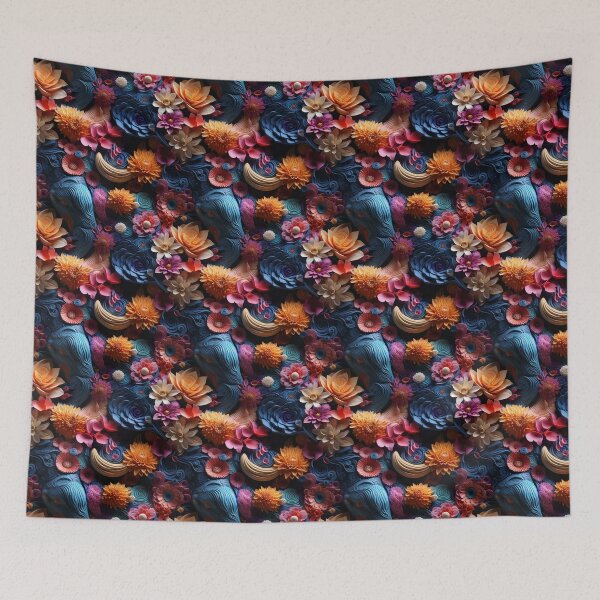 Item preview, Exclusive Artwork Paisley Flower Fusion Floral Pattern Gift Ideas P105-2 designed and sold by MPCFICTION.