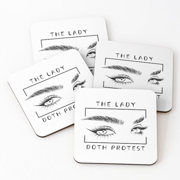 Item preview, The Lady Doth Protest designed and sold by OKAYphotoshop.