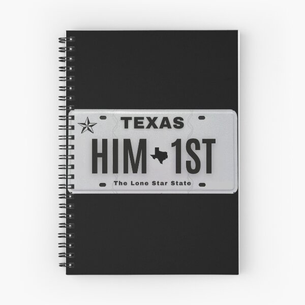 Item preview, HIM First Texas vanity plate designed and sold by GFamilyC.