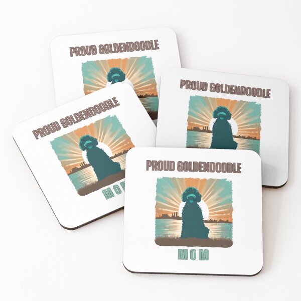 Item preview, Proud Goldendoodle Mom Vintage Sunset designed and sold by Fredster1966.
