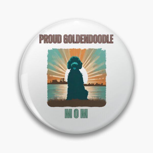 Item preview, Proud Goldendoodle Mom Vintage Sunset designed and sold by Fredster1966.