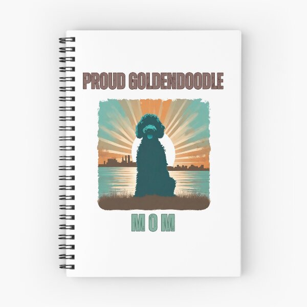 Item preview, Proud Goldendoodle Mom Vintage Sunset designed and sold by Fredster1966.