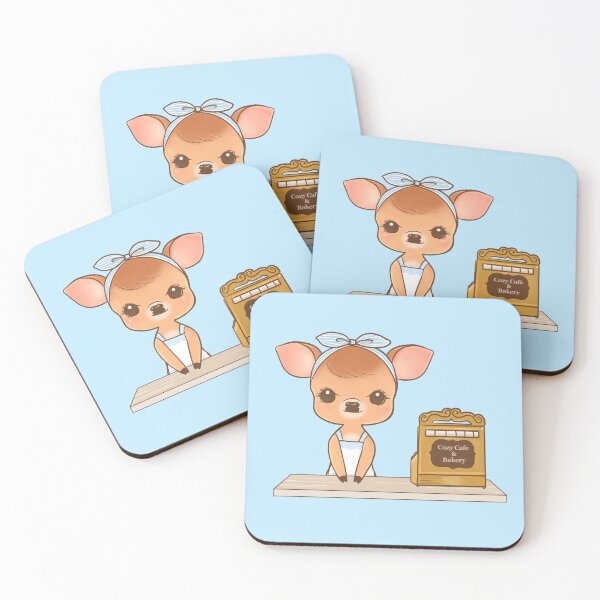 Item preview, Welcome to Cozy Cafe  and Bakery Kawaii Pud Cashier  designed and sold by Amy Caves.