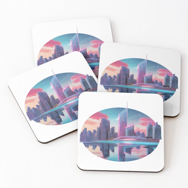 Item preview, Landscape, Futuristic Urban City Skyscraper designed and sold by Mahilis.