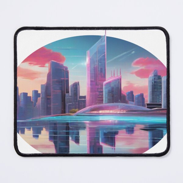 Item preview, Landscape, Futuristic Urban City Skyscraper designed and sold by Mahilis.