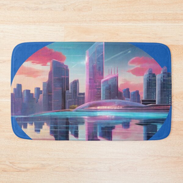 Item preview, Landscape, Futuristic Urban City Skyscraper designed and sold by Mahilis.