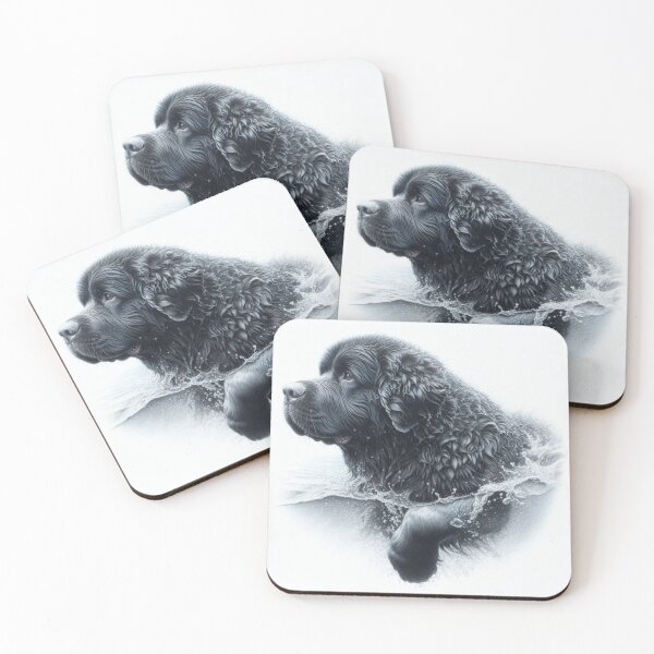 Item preview, Newfoundland dog in water designed and sold by Newchendise.