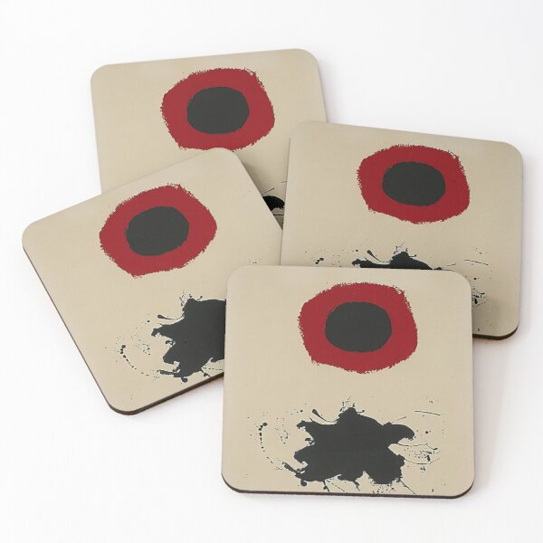 Item preview,  Adolph Gottlieb white ground red designed and sold by NasriART.