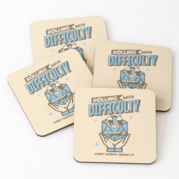 Item preview, Rolling With Difficulty Logo designed and sold by Buzzworthy Threads.