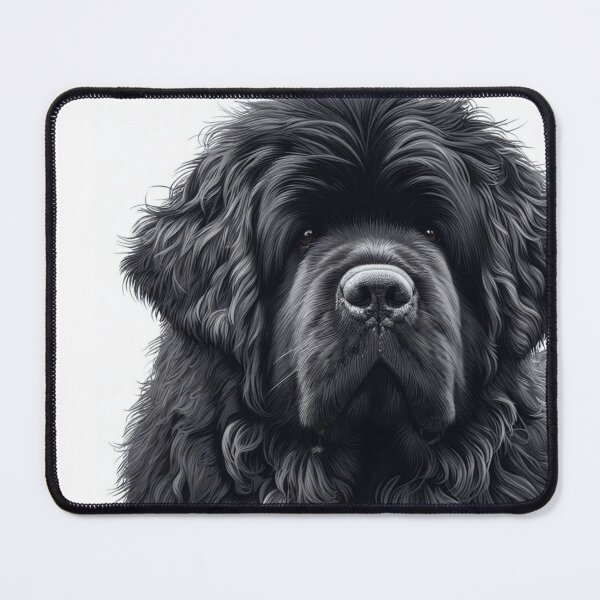 Item preview, Newfoundland dog head designed and sold by Newchendise.