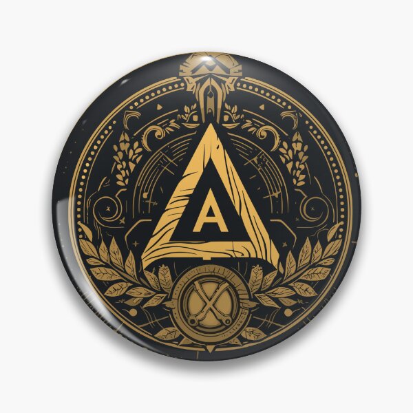 Item preview, Anarchy Black & Yellow Emblem designed and sold by AphexBrand.
