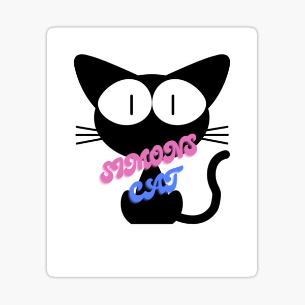 Simons Cat Stickers for Sale