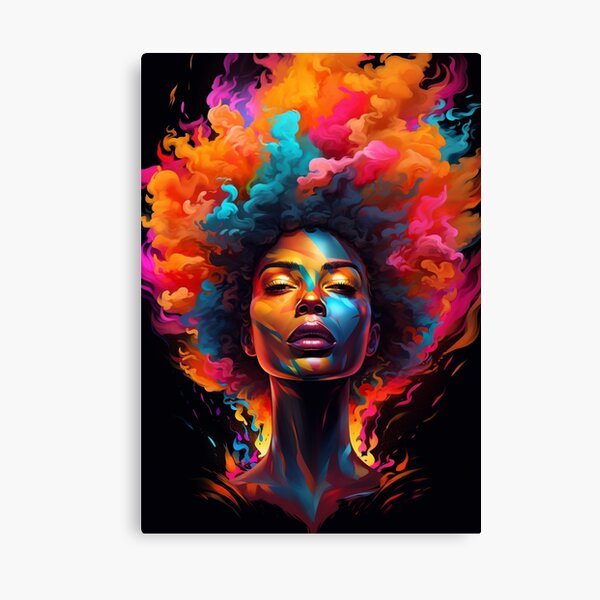 Kurly Fro 1 Canvas Print