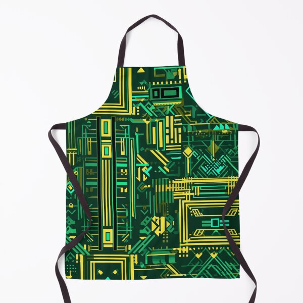 Item preview, Geometric pattern like a circuit board 2 designed and sold by etherElric.