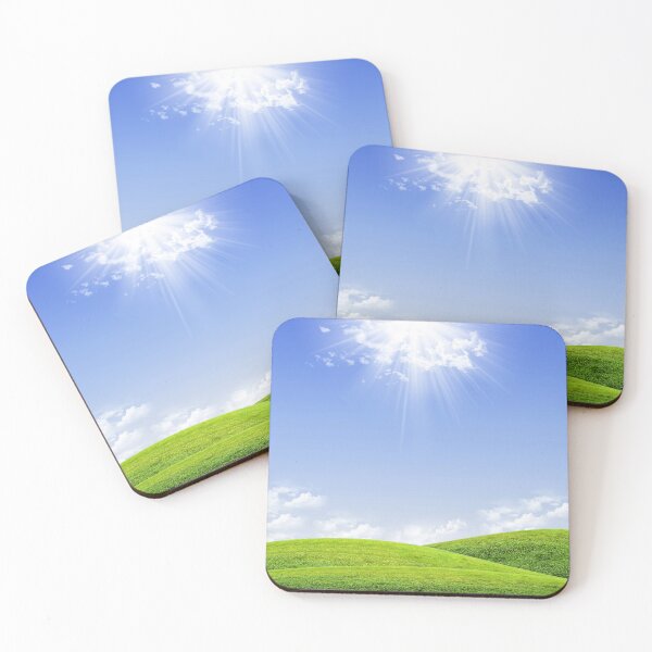 Item preview, Green field, blue sky and sunshine designed and sold by Sasas Design.