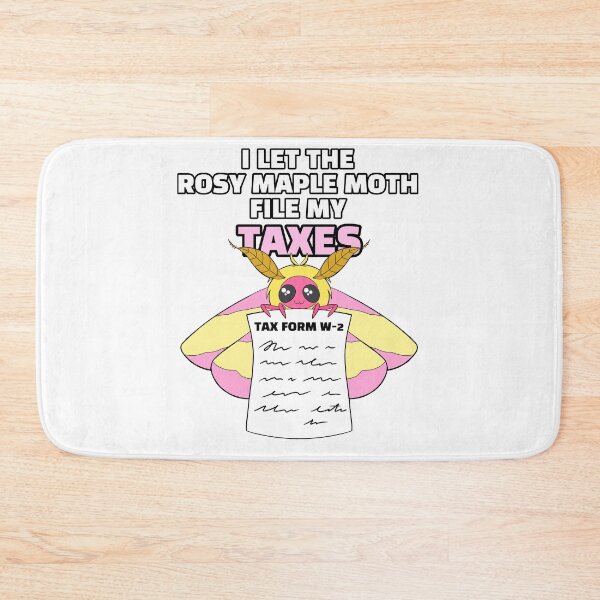 Item preview, Rosy Maple Moth Taxes designed and sold by themothlord.