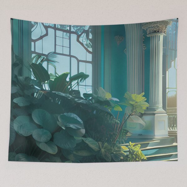 Item preview, Teal Garden Design #1198 designed and sold by topzmart.