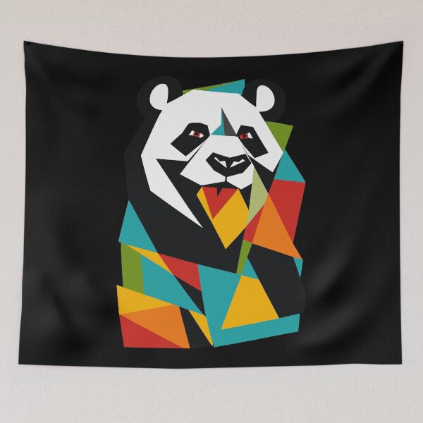 Item preview, Portrait of Angry Panda designed and sold by Ikibrai.
