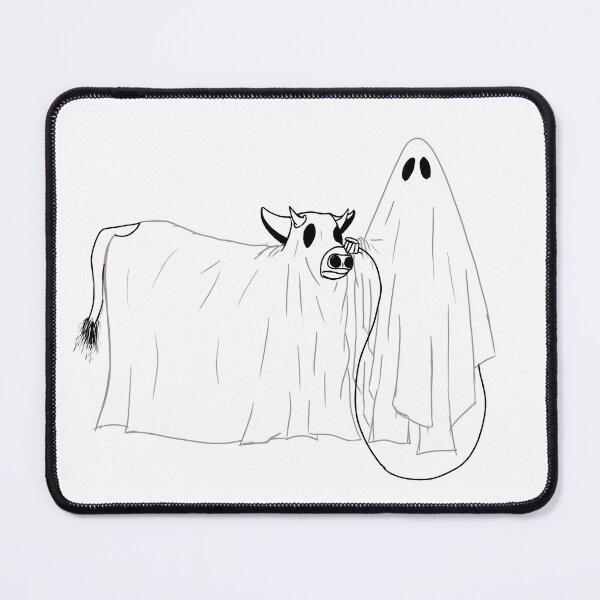 Item preview, Ghost Cow and Farmer designed and sold by biddly-bong.