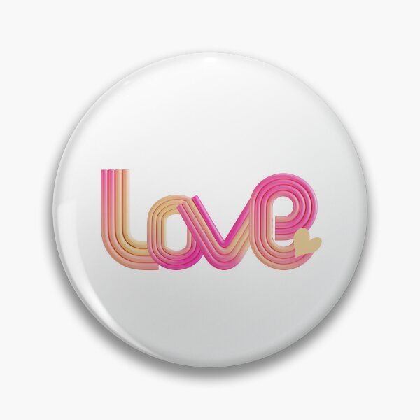 Item preview, St Valentines Day Retro Neon Pink Love designed and sold by CheekyChimpCo.