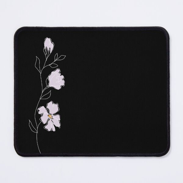 Item preview, Flower Purple White Line Art designed and sold by ElenaArtDesign.