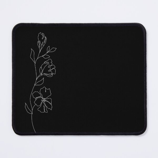 Item preview, Flower White Line Art designed and sold by ElenaArtDesign.