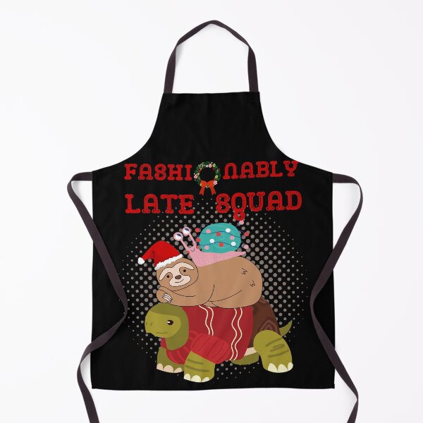 Item preview, Fashionably Late Squad Trio Turtle, Sloth, Snail on Christmas designed and sold by MorningTeeNmore.