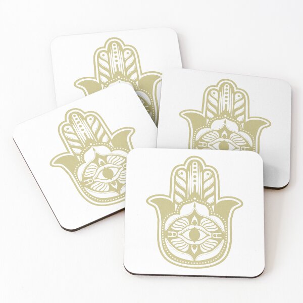 Item preview, Hamsa Lava - Snow + Gold designed and sold by Irene Estelle.