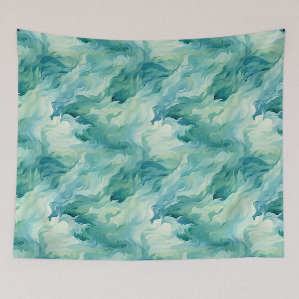 Item preview, Impressionist Whispers: Jade Breeze Reflections designed and sold by polonuim210.