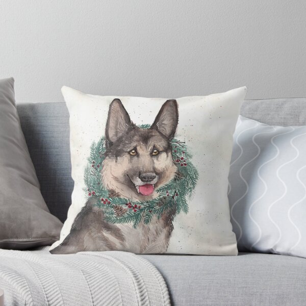 Item preview, Holiday German Shepard designed and sold by crescentcoyote.