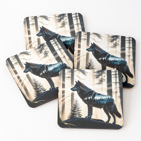 Item preview, lobo en el bosque designed and sold by donaldsimmons76.