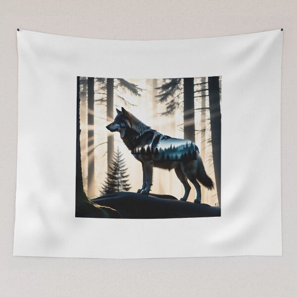 Item preview, lobo en el bosque designed and sold by donaldsimmons76.