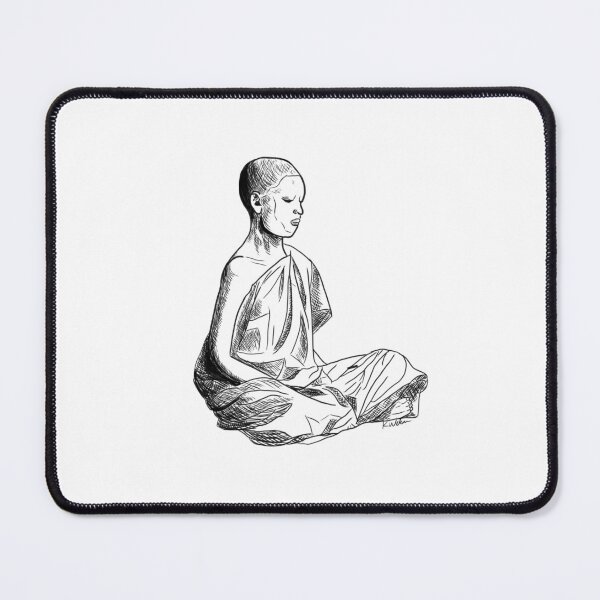 Item preview, Monk Meditating designed and sold by TalesOfMythAndMagic.