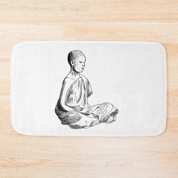 Item preview, Monk Meditating designed and sold by TalesOfMythAndMagic.