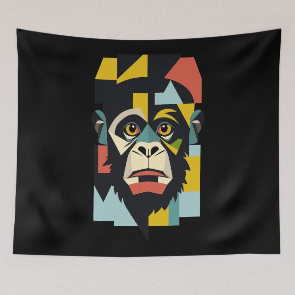 Item preview, Portrait of Chimp designed and sold by Ikibrai.